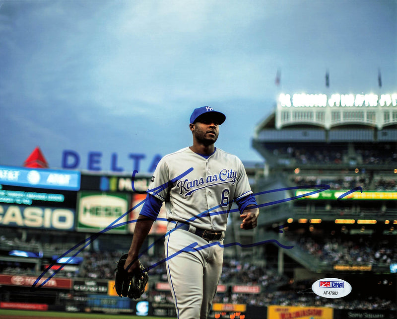 Lorenzo Cain signed 8x10 photo PSA/DNA Milwaukee Brewers Autographed