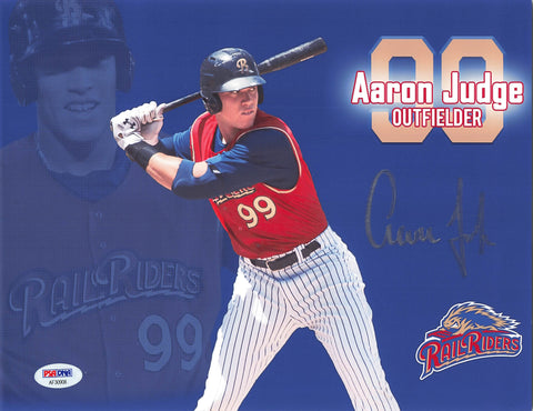 Aaron Judge signed 8x10 photo PSA/DNA Yankees Autographed