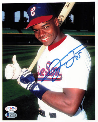Frank Thomas signed 8x10 photo Chicago White Sox PSA/DNA Autographed