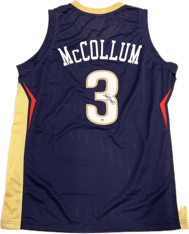 CJ McCollum signed jersey PSA/DNA New Orleans Pelicans Autographed