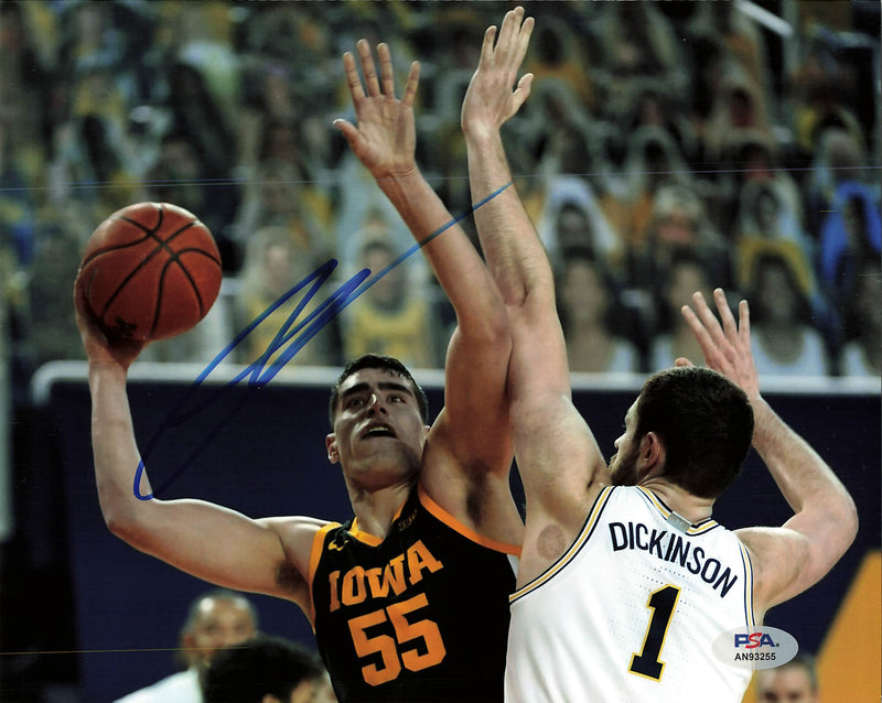 LUKA GARZA signed 8x10 photo PSA/DNA Autographed Iowa Hawkeyes