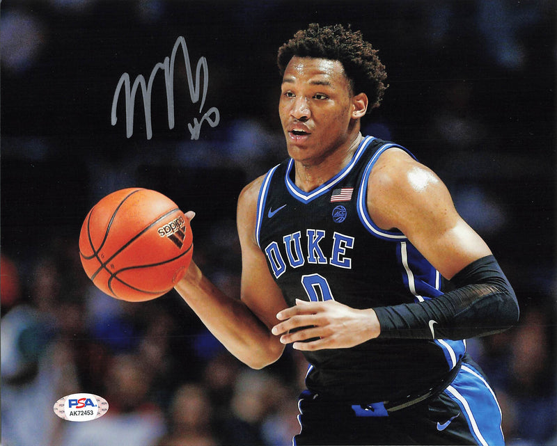 WENDELL MOORE signed 8x10 Photo PSA/DNA Duke Blue Devils Autographed