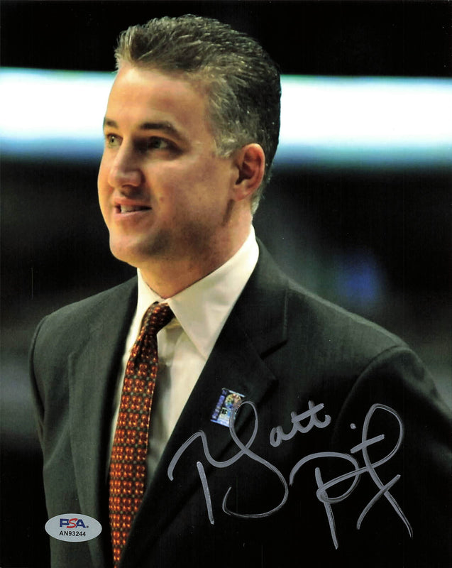 Matt Painter signed 8x10 photo PSA/DNA Purdue Boilermakers Autographed