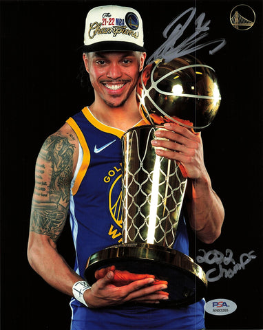 Damion Lee signed 8x10 photo PSA/DNA Golden State Warriors Autographed