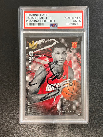 2022-23 Panini Court Kings #78 Jabari Smith Jr Signed Card AUTO PSA RC Slabbed Houston