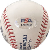 David Ortiz signed baseball PSA Autographed Red Sox