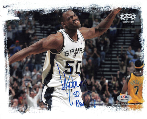 David Robinson signed 8x10 photo PSA/DNA San Antonio Spurs Autographed