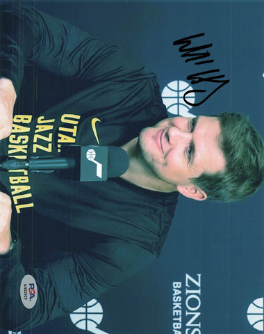 Will Hardy signed 8x10 photo PSA/DNA Utah Jazz Autographed