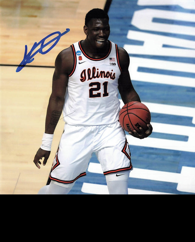 KOFI COCKBURN Signed 8x10 Photograph PSA/DNA Autographed Illinois Fighting Illini