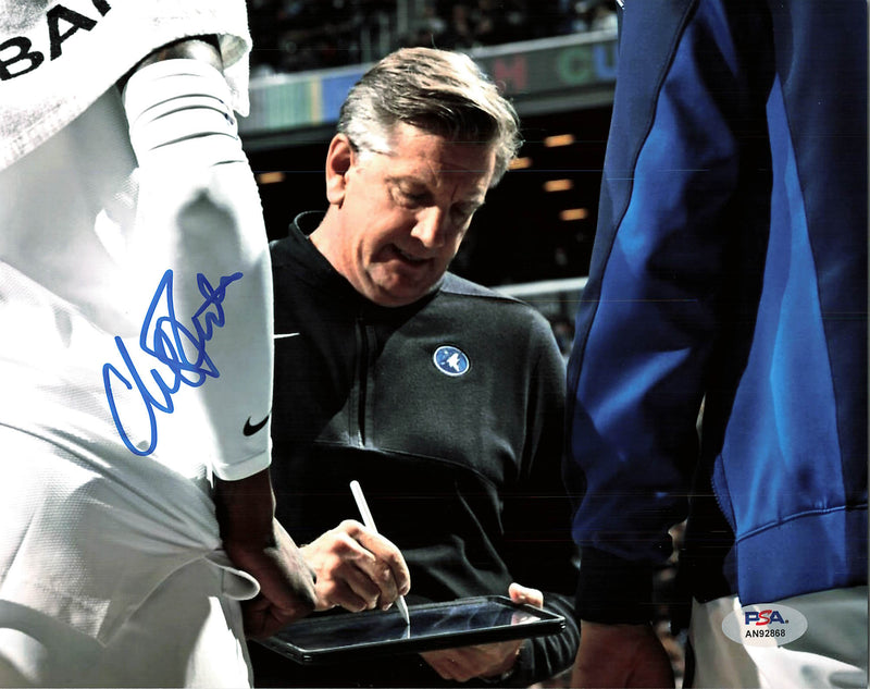 Chris Finch signed 8x10 photo PSA/DNA Minnesota Timberwolves Autographed