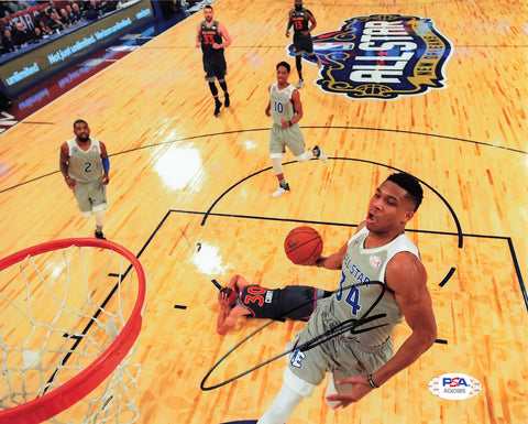Giannis Antetokounmpo signed 8x10 photo PSA/DNA Milwaukee Bucks Autographed