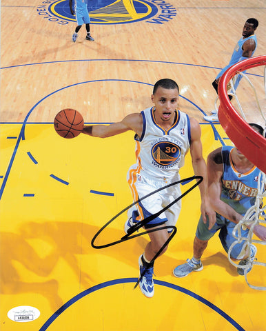 Stephen Curry Signed 8x10 photo JSA Autographed Warriors
