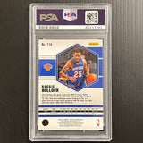 2020-21 Panini Mosaic #114 Reggie Bullock Signed Card AUTO PSA Slabbed Knicks