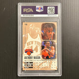 1995-96 Fleer Ultra #119 Anthony Mason Signed AUTO PSA Slabbed Knicks