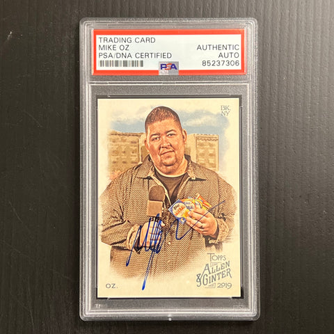 2019 Topps Allen & Ginter Mike Oz Signed Card AUTO PSA Slabbed