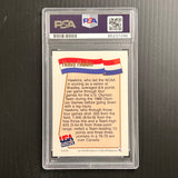 1988 NBA Hoops Hersey Hawkins Signed Card PSA Slabbed 76ers