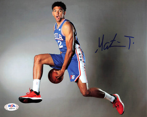 Matisse Thybulle signed 8x10 photo PSA/DNA Philadelphia 76ers Autographed