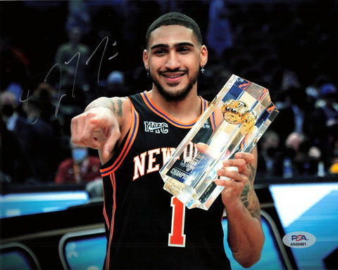 Obi Toppin signed 8x10  photo PSA/DNA  New York Knicks Autographed