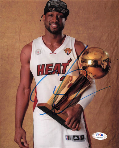 Dwyane Wade signed 8x10 photo PSA/DNA Miami Heat Autographed