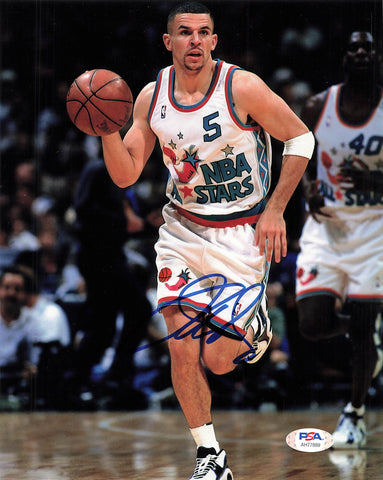 Jason Kidd signed 8x10 photo PSA/DNA NBA All Star Autographed