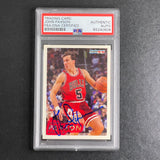 1993-94 Fleer #30 John Paxson Signed Card PSA AUTO Slabbed Auto Bulls