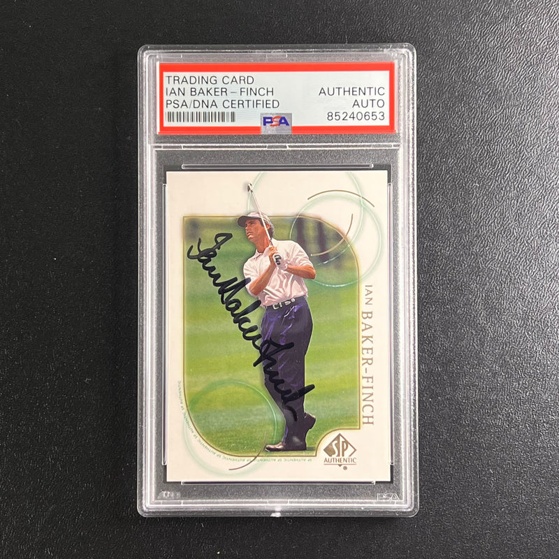 2001 Upper Deck Golf #10 Ian Baker-Finch Signed Card PSA/DNA Autographed Slabbed