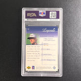 2001 Upper Deck Golf #56 Bernhard Langer Signed Card PSA/DNA Autographed Slabbed