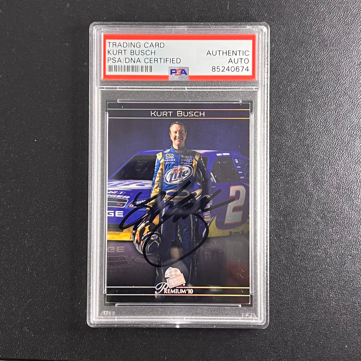 2010 PressPass #7 Kurt Busch Signed Card AUTO PSA Slabbed Nascar – Golden  State Memorabilia, image size:1200x1200