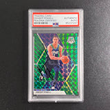 2019-20 Panini Mosaic #74 Dwight Powell Card AUTO PSA Slabbed Mavericks