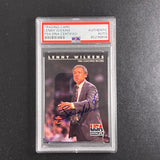 1991 Skybox #98 Lenny Wilkens Signed Card Auto PSA Slabbed USA