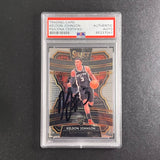 2019-20 Panini Select #45 Keldon Johnson Signed Card Auto PSA Slabbed RC Spurs