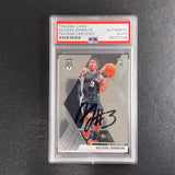 2019-20 Panini Mosaic #238 Keldon Johnson Signed Card Auto PSA Slabbed RC Spurs