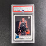 2019-2020 Panini Optic #186 Keldon Johnson Signed Card Auto PSA Slabbed RC Spurs