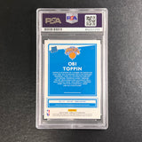 2020-21 Panini Donruss Optic #158 Obi Toppin Signed Card AUTO PSA Slabbed Knicks