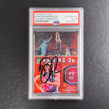 2020-21 Panini Donruss Optic #13 Duncan Robinson Signed Card PSA Slabbed Heat