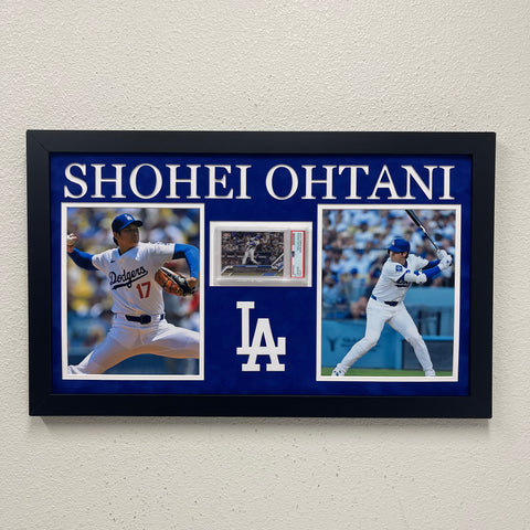 2024 Topps Now #723 Shohei Ohtani PSA GEM MT 10 Custom Display Frame Dodgers