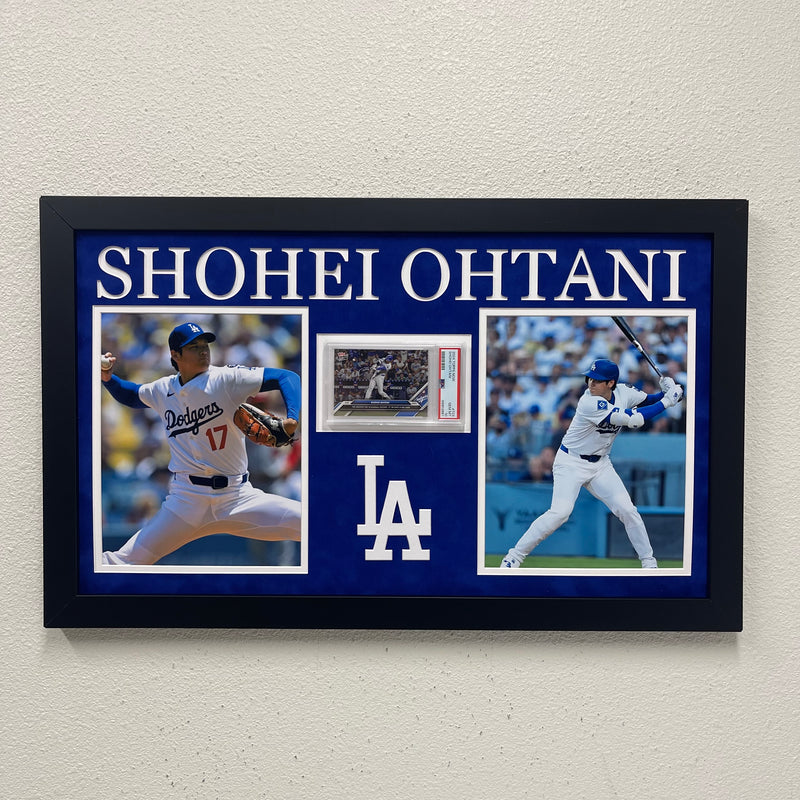 2024 Topps Now #723 Shohei Ohtani PSA GEM MT 10 Custom Display Frame Dodgers