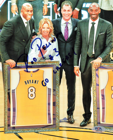 Rob Pelinka signed 8x10 photo PSA/DNA Lakers Autographed