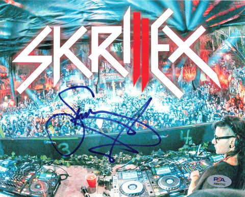 Skrillex Sonny Moore signed 8x10 photo PSA/DNA Autographed
