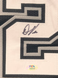 Devin Vassell signed jersey PSA/DNA Spurs Autographed