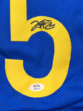 Kevon Looney signed jersey PSA/DNA Golden State Warriors Autographed