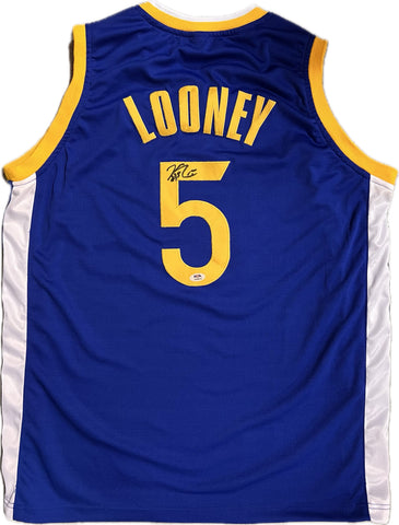 Kevon Looney signed jersey PSA Golden State Warriors Autographed