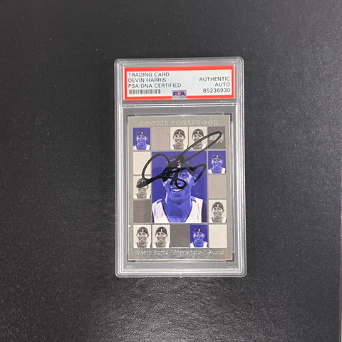 2004-05 Upper Deck #RS28 Devin Harris Signed Card AUTO PSA Slabbed RC