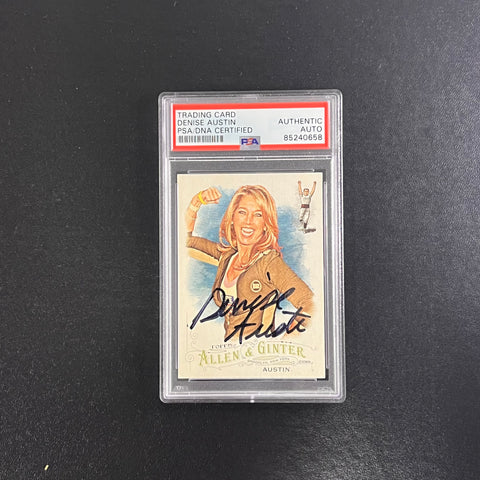 2016 Topps Denise Austin Signed Card PSA Slabbed