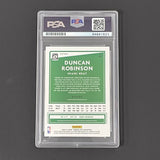 2020-21 Panini Donruss Optic #48 Duncan Robinson Signed Card AUTO PSA Slabbed Heat