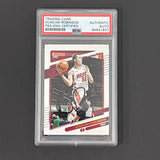 2020-21 Panini Donruss #107 Duncan Robinson Signed Card AUTO PSA Slabbed Heat
