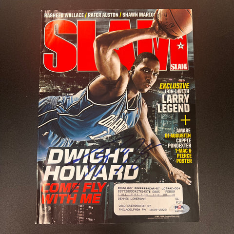 Dwight Howard signed Slam Magazine PSA/DNA Orlando Magic Autographed