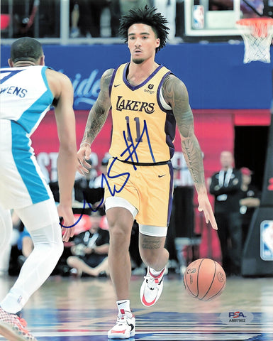 JALEN HOOD-SCHIFINO signed 8x10 photo PSA/DNA Los Angeles Lakers Autographed