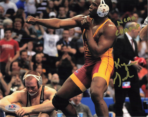 Kyven Gadson signed 8x10 photo PSA/DNA Autographed "NCAA Champs"