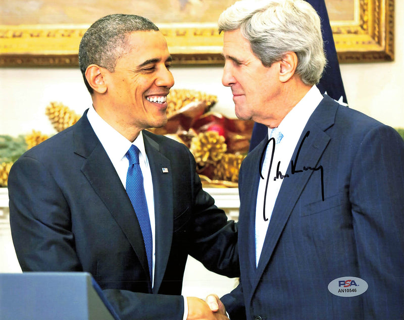 John Kerry signed 8x10 photo PSA/DNA Autographed